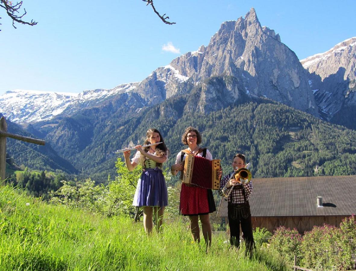 Schildberghof Santner Apartman Siusi Kültér fotó